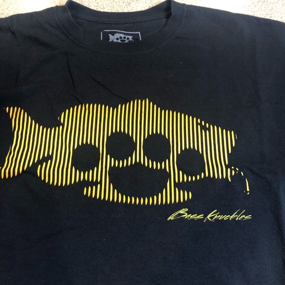 XL Bass Knuckles fishing shirt. Black - Picture 2 of 6